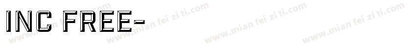 inc free字体转换